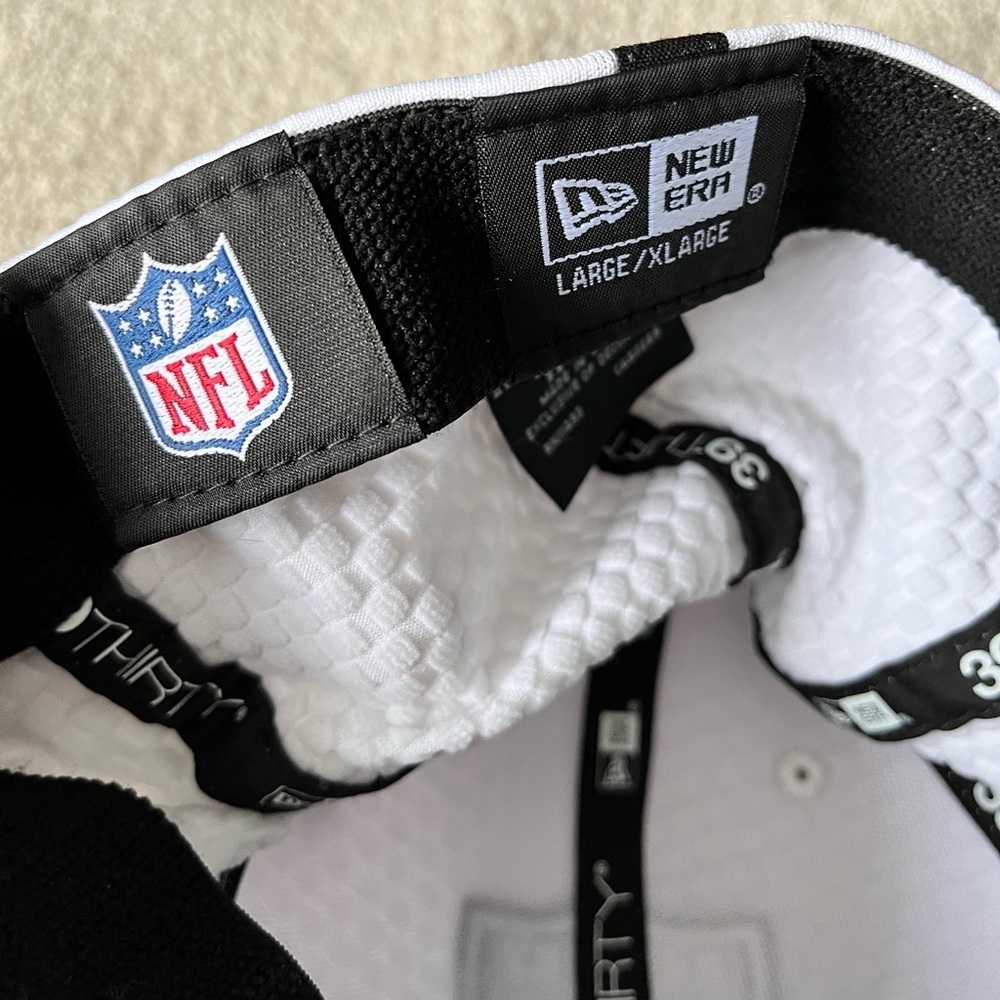 NWT Las Vegas Raiders NFL New ERA On Field Hat Size L/XL - Picture 5 of 7